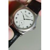 PATEK PHILIPPE 百达翡丽 5115G-001 大明火珐琅盘，奶白色表盘很耐看，18k白金材质，巴黎钉修饰表圈，35mm表径 完美品单表