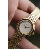 卡地亚 Cartier Trinity  18K玫瑰金  27mm表径  石英机芯  腕周160  圣伯纳狗头印记  贵金属表带非常灵活舒适有质感  表带可以从表头拆下来替换皮带  整表75克左右 原价估计20多万  现货好价出
