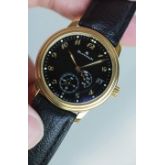 ¥36500 宝珀1106-1430-55手动机械腕表表径36mm Cal.FP1106机芯日期显示，动储显示，小秒盘1K金阿拉伯数字立体时标及剑形指针超薄款，单发条盒，动储却达100小时FP1106机芯源于经典名芯FP1150罕见稀有款，36mm完美正装中古表尺寸可遇不可求。。。参考公价12.5万