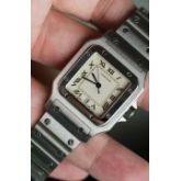 卡地亚山度士 Cartier Santos 表径29*41mm大号  石英超薄 腕周足够长 原始品 完美