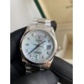 劳力士118206 冰蓝 盘。铂金950 pt。极品成色 全套 标长 双牌公价47万多 现在好价出