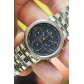 宝珀 计时 34mm表径 Cal.1185自动机械  腕周190 克莱因蓝 跟朗格的蓝很相似 盘面颜色非常好看。
