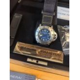 沛纳海PAM00087，T面，蓝盘，1000米防水，限量500只，全套大盒子，好几年都遇不到的好东西